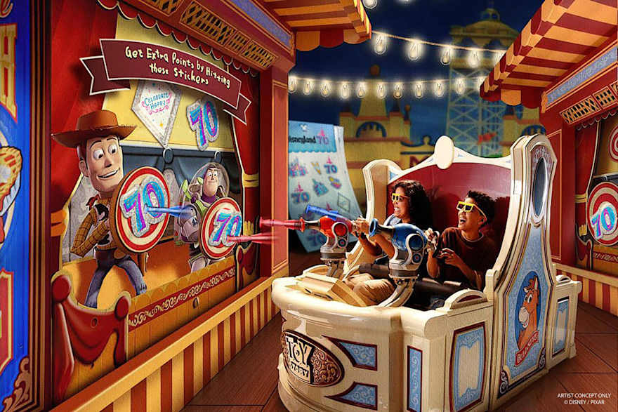 toy story midway mania at disneyland