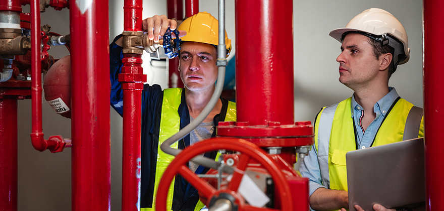 fire sprinkler system inspection