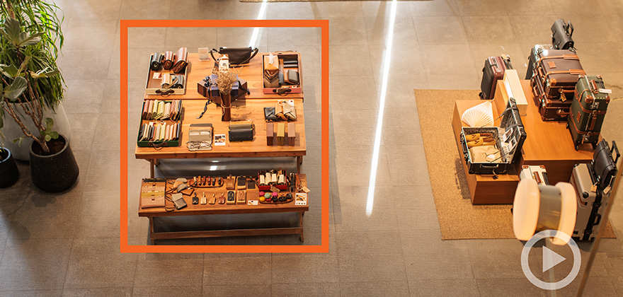 merchandise is monitored using AAA Smart Security interior detection