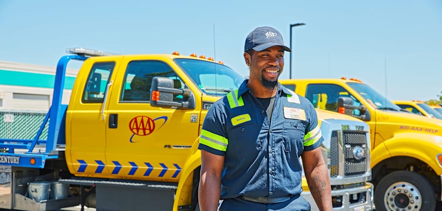 Part of AAA Membership, AAA roadside assistance technicians are ready to help