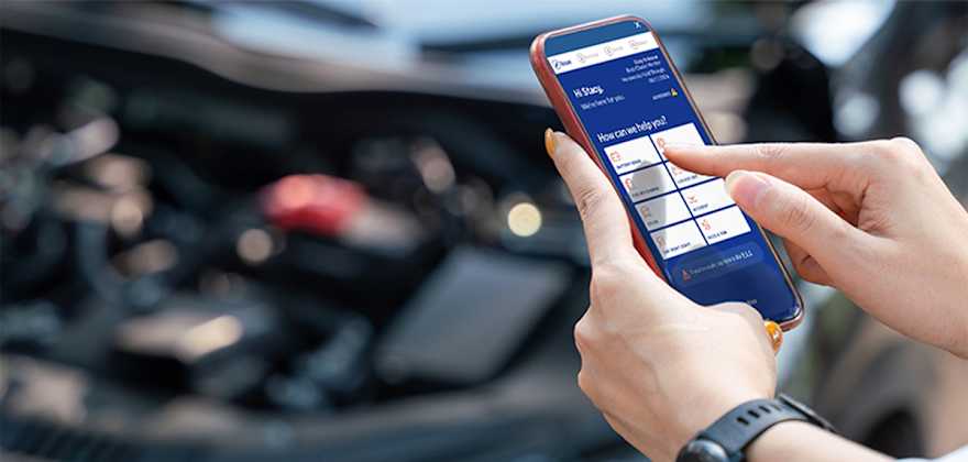 AAA member requesting roadside assistance