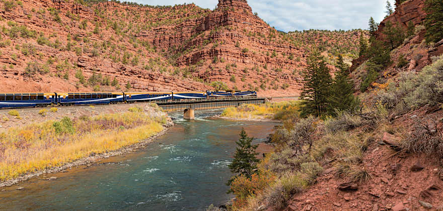 Rocky Mountaineer’s Rockies to the Red Rocks on the rails in Utah.