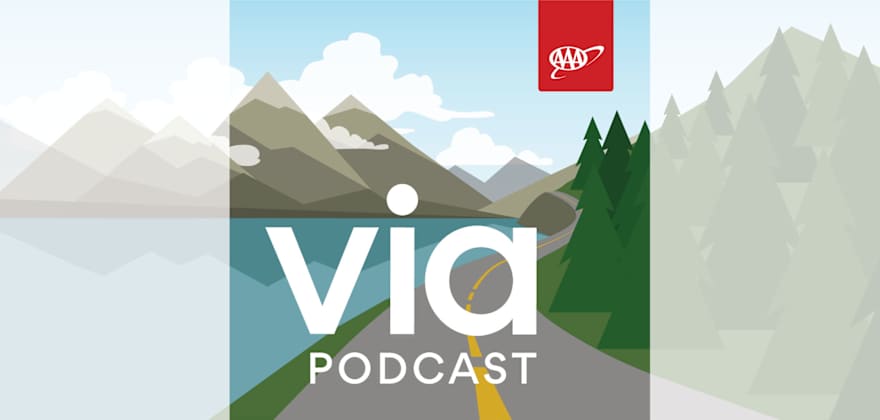 Via podcast logo