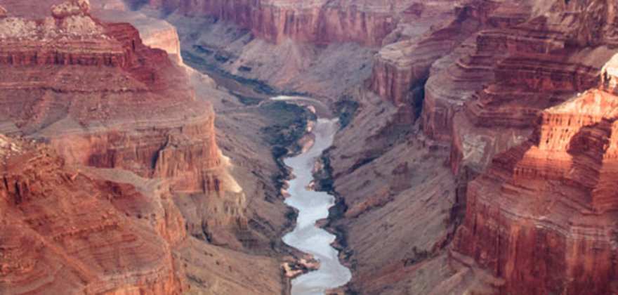 Aerial view of the Grand Canyon