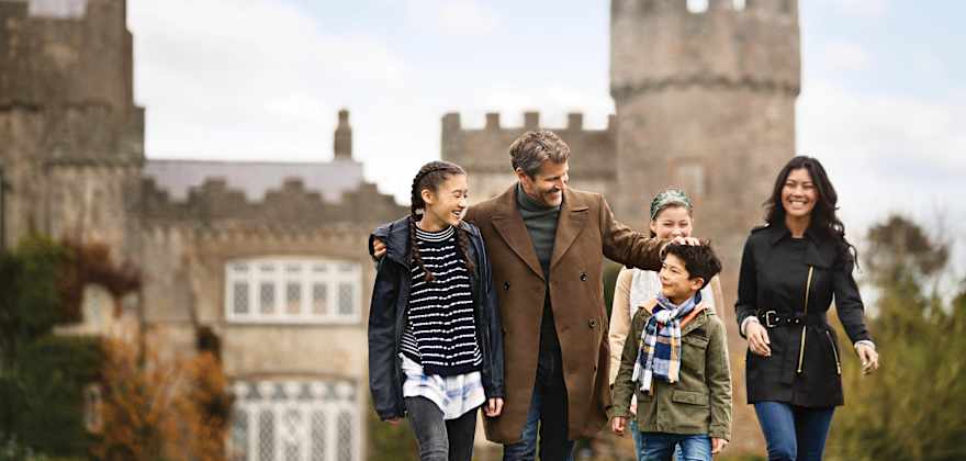 family in dublin ireland on excursion with princess cruises