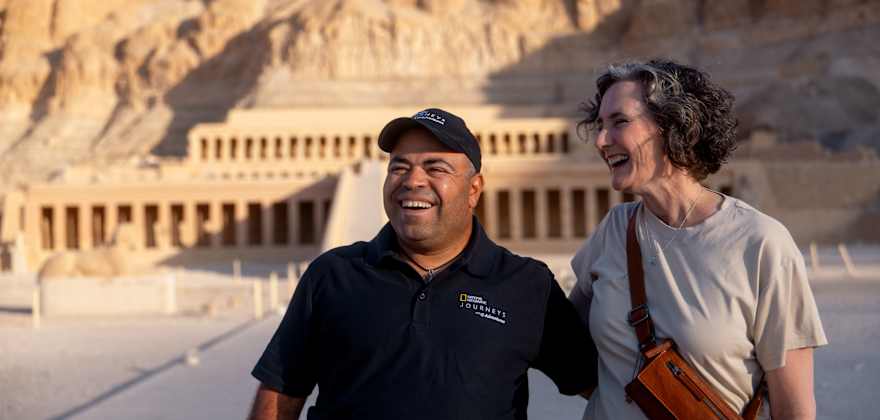 man and woman in egypt