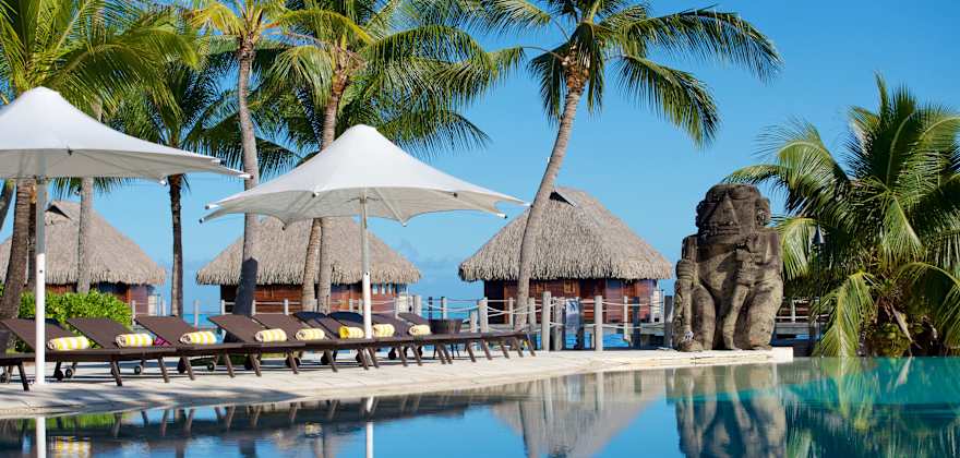 manava beach resort pool