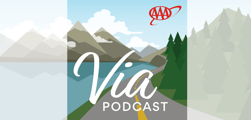 Via podcast logo