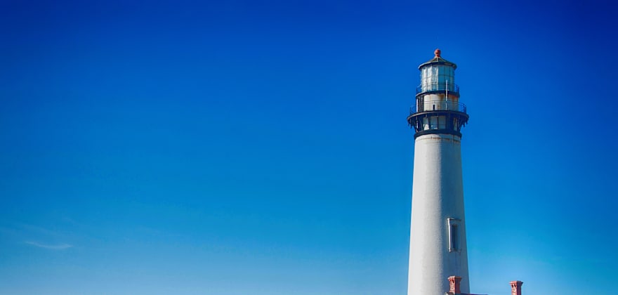 Lighthouse Pigeon Point in Northern California
