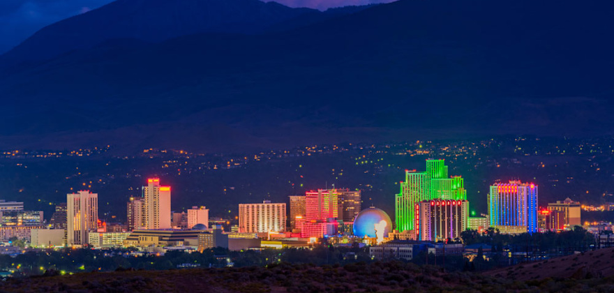 Reno Skyline at night