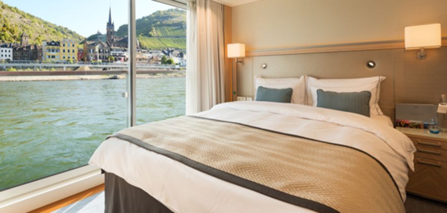 view from viking verandah stateroom