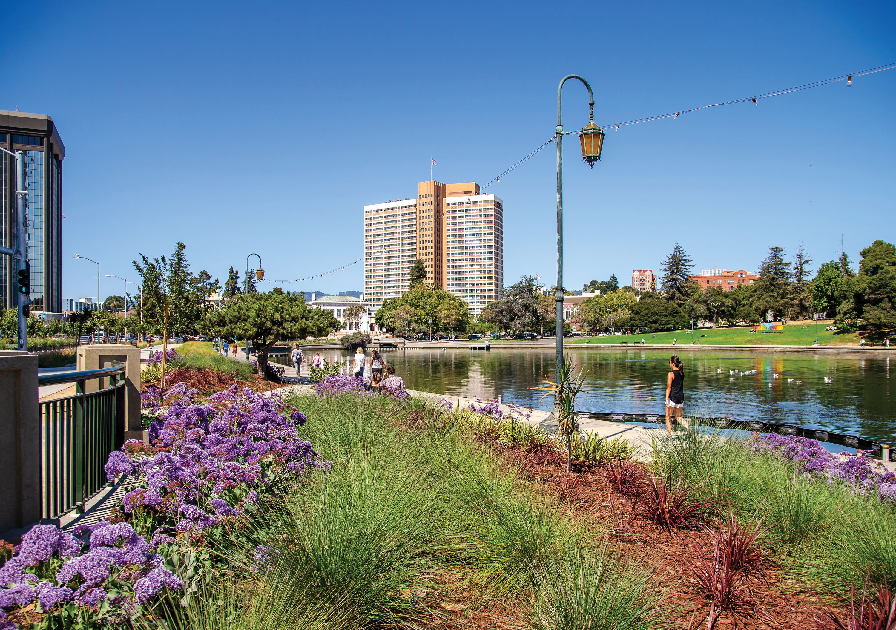 Exploring Lake Merritt, Oakland, California.