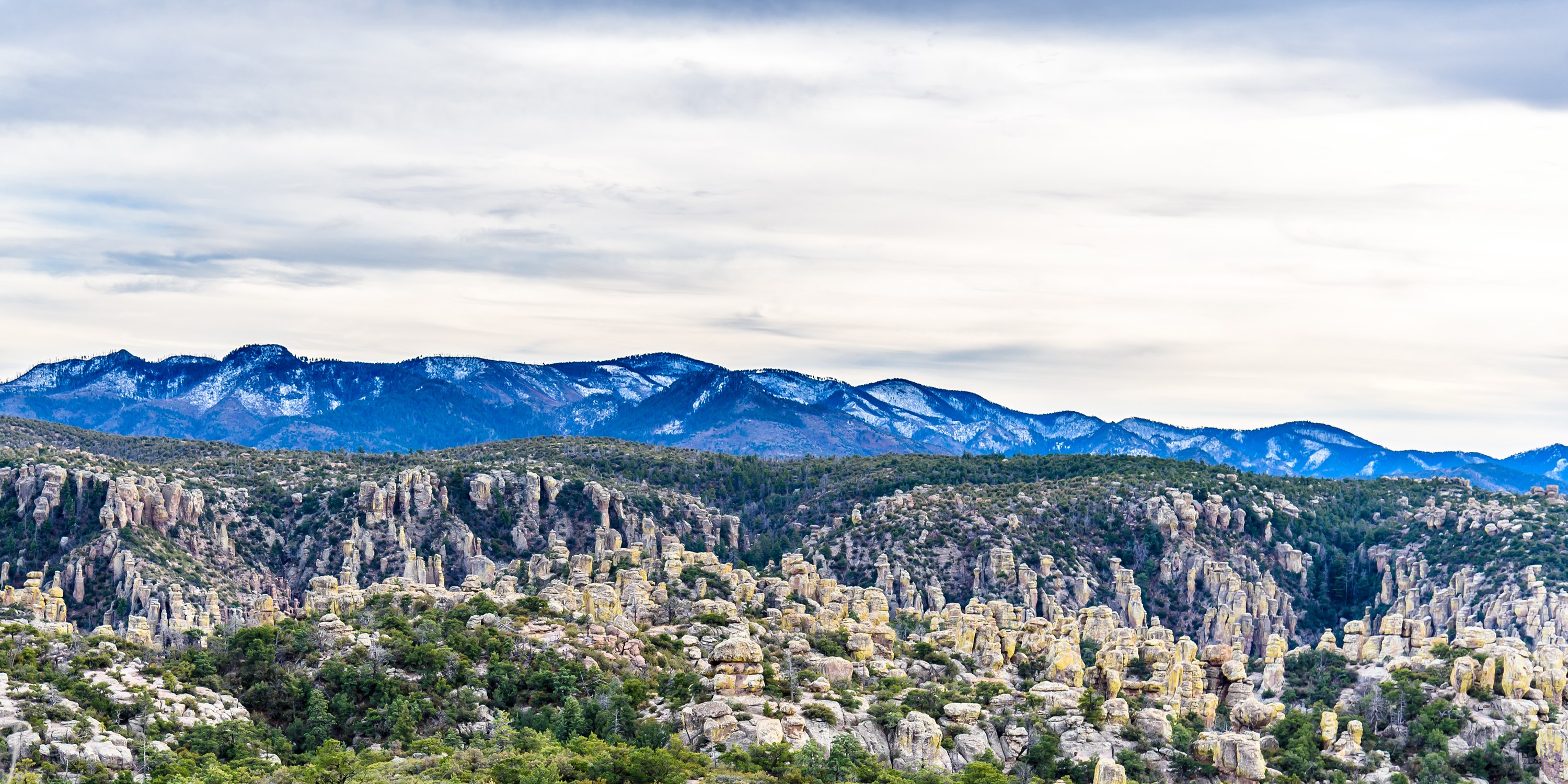 Arizonas Chiricahua National Monument In Winter Via