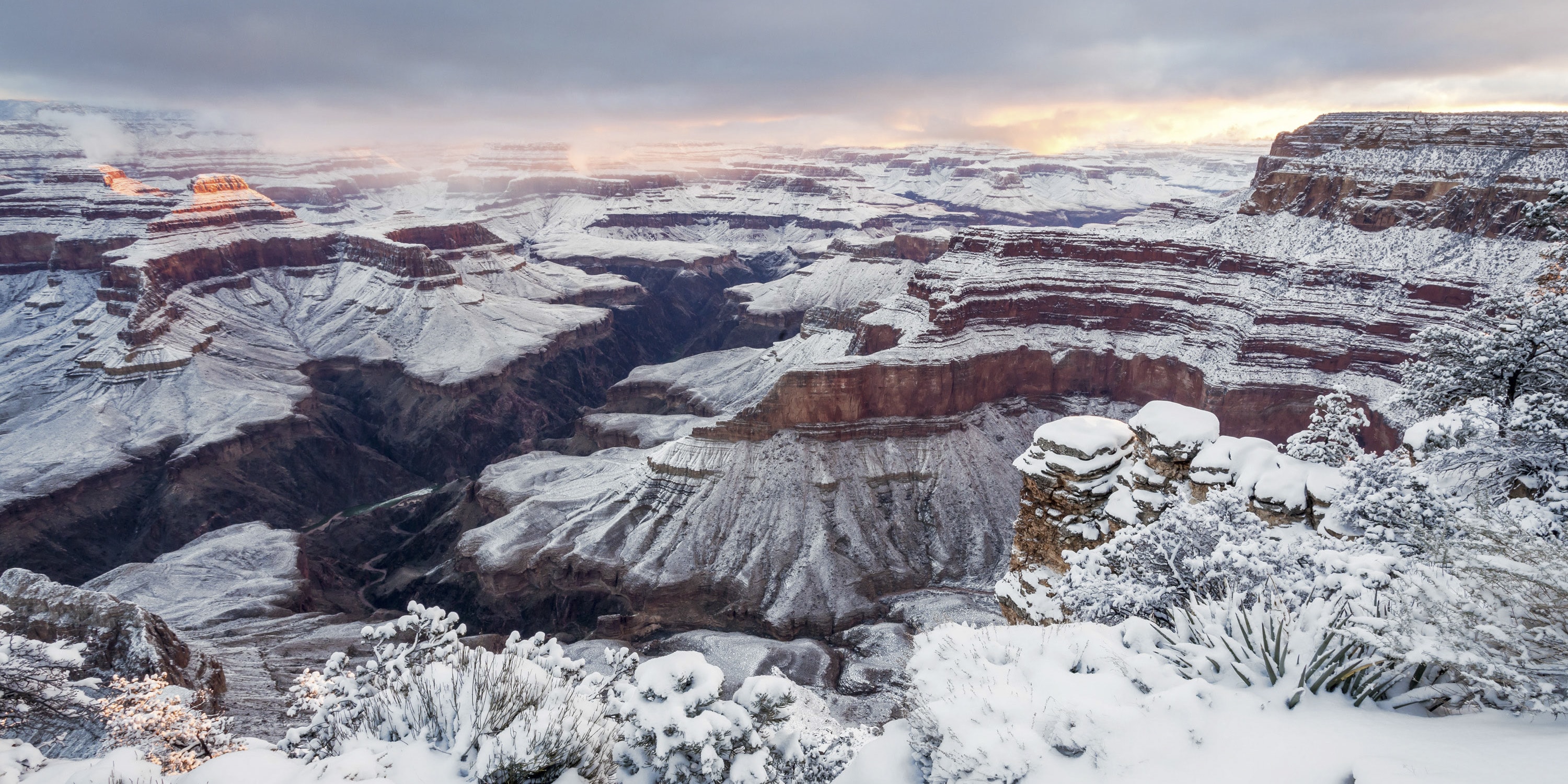 Visiting The Grand Canyon In Winter Via