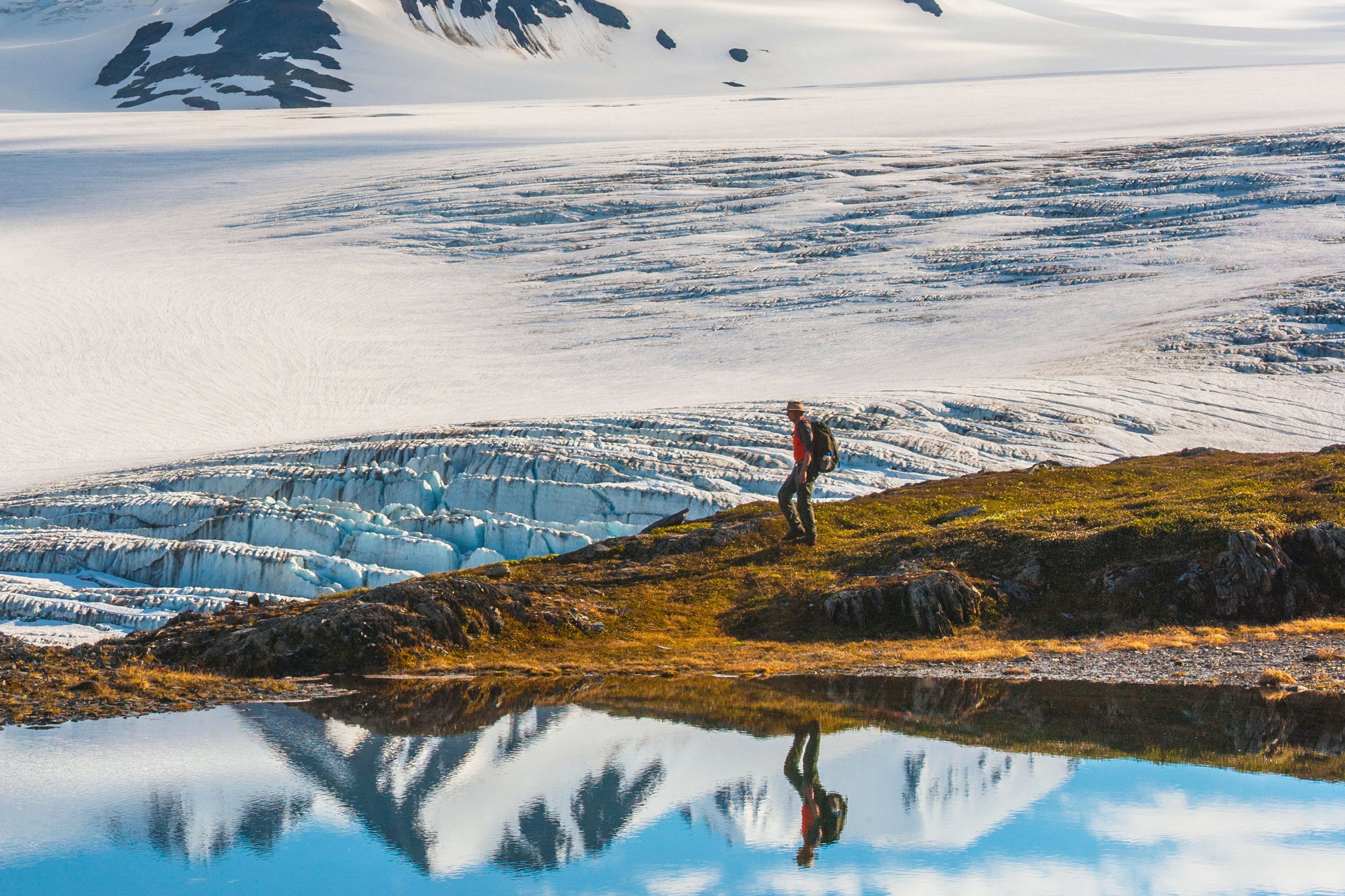 Upper Trail Lake Pull-Out on the Kenai Peninsula in Alaska