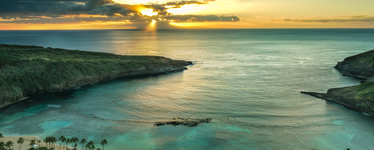 sunrise in hawaii