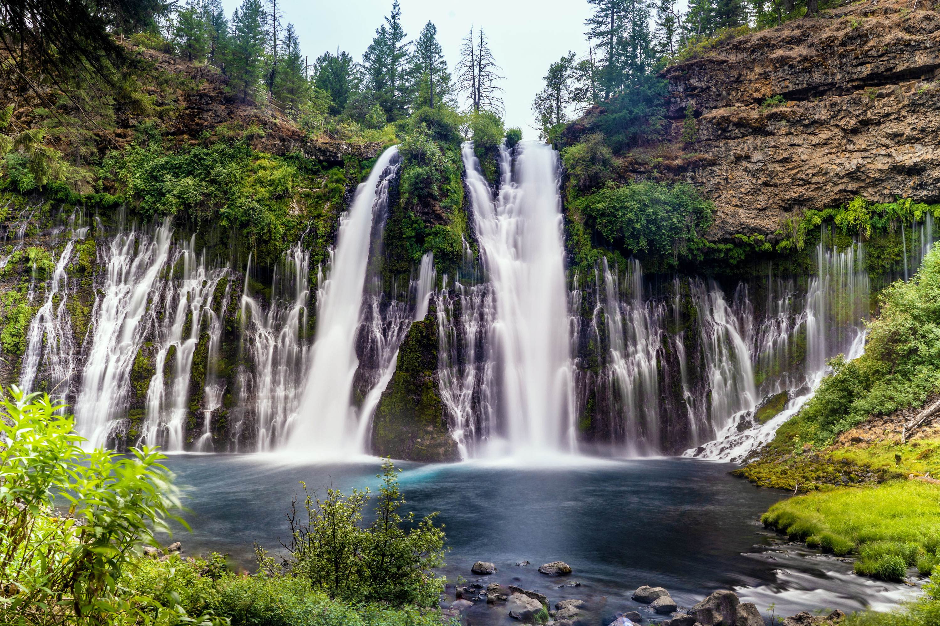 ﻿﻿﻿Burney Falls in McArthur-Burney Falls State Park, California.