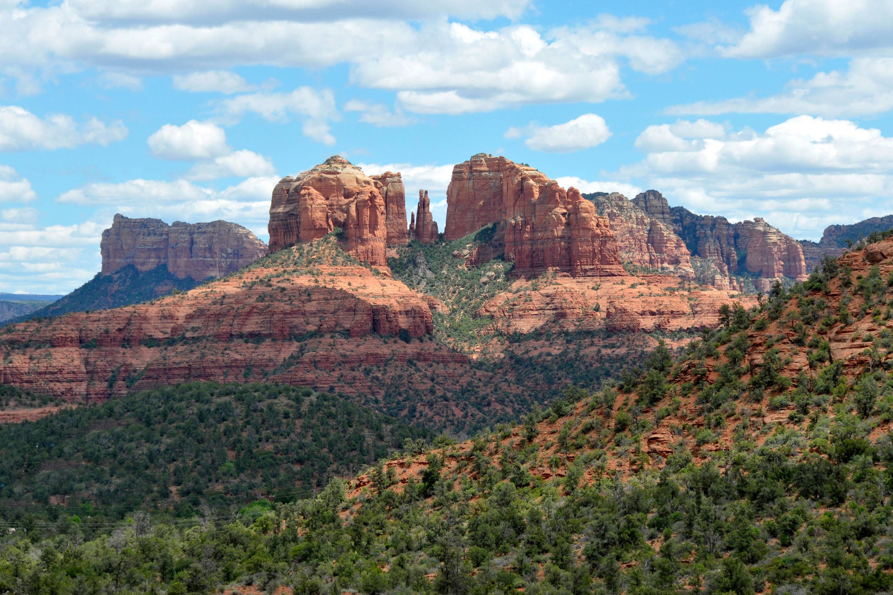 Cathedral Rock scenic views in Sedona, Arizona.