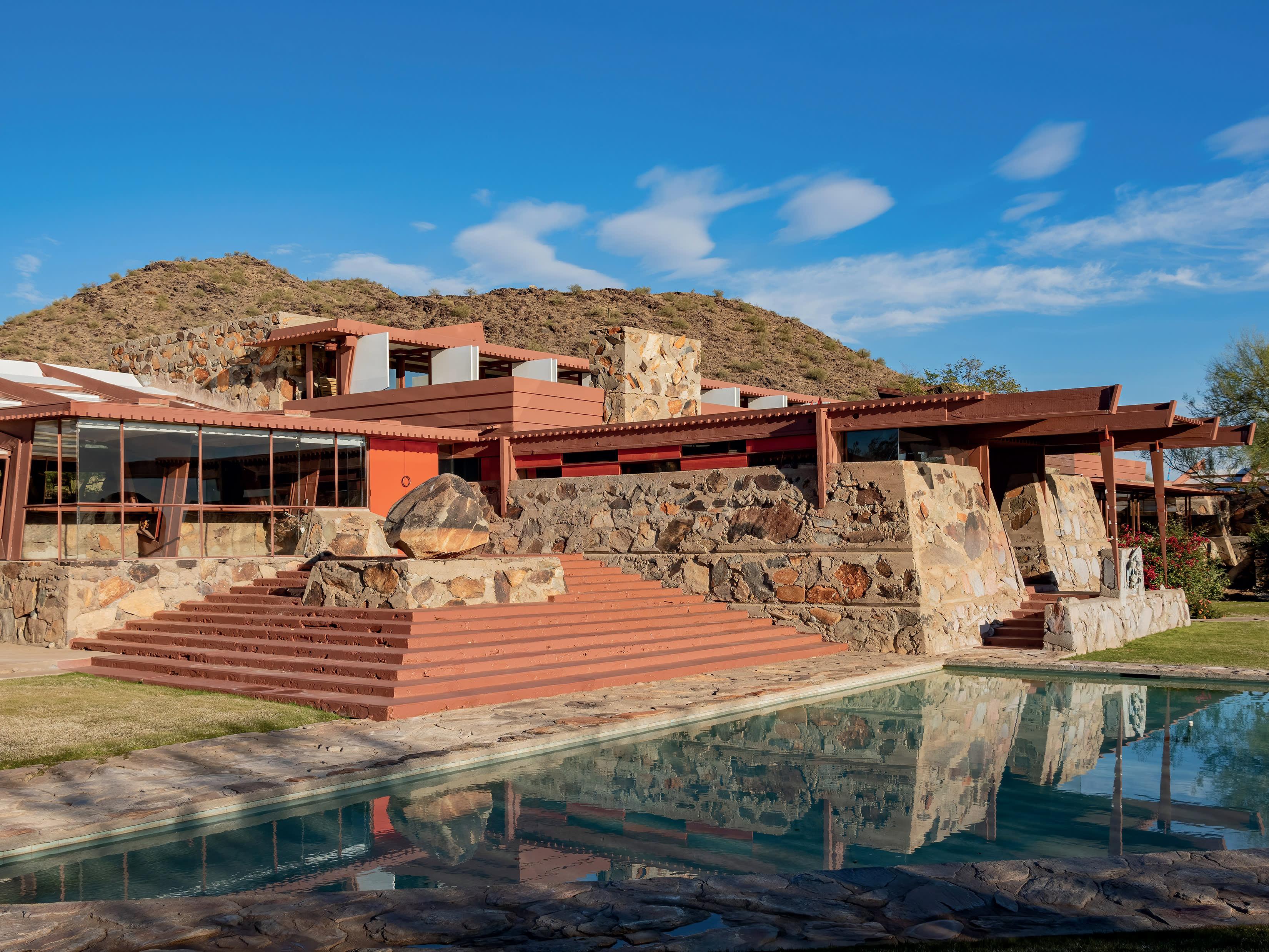 Taliesin West, Frank Lloyd Wright’s winter home.