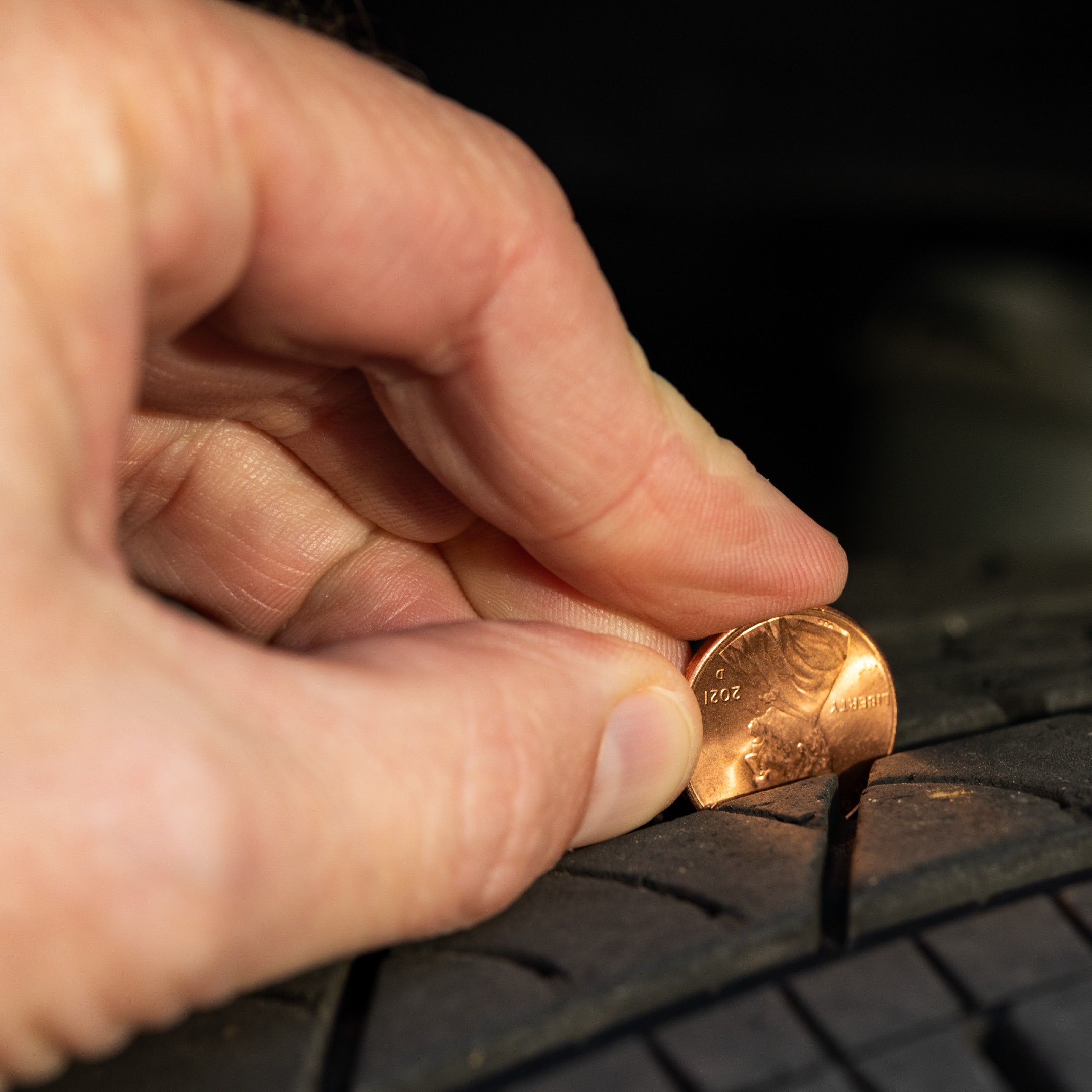 check your winter tires using the penny test