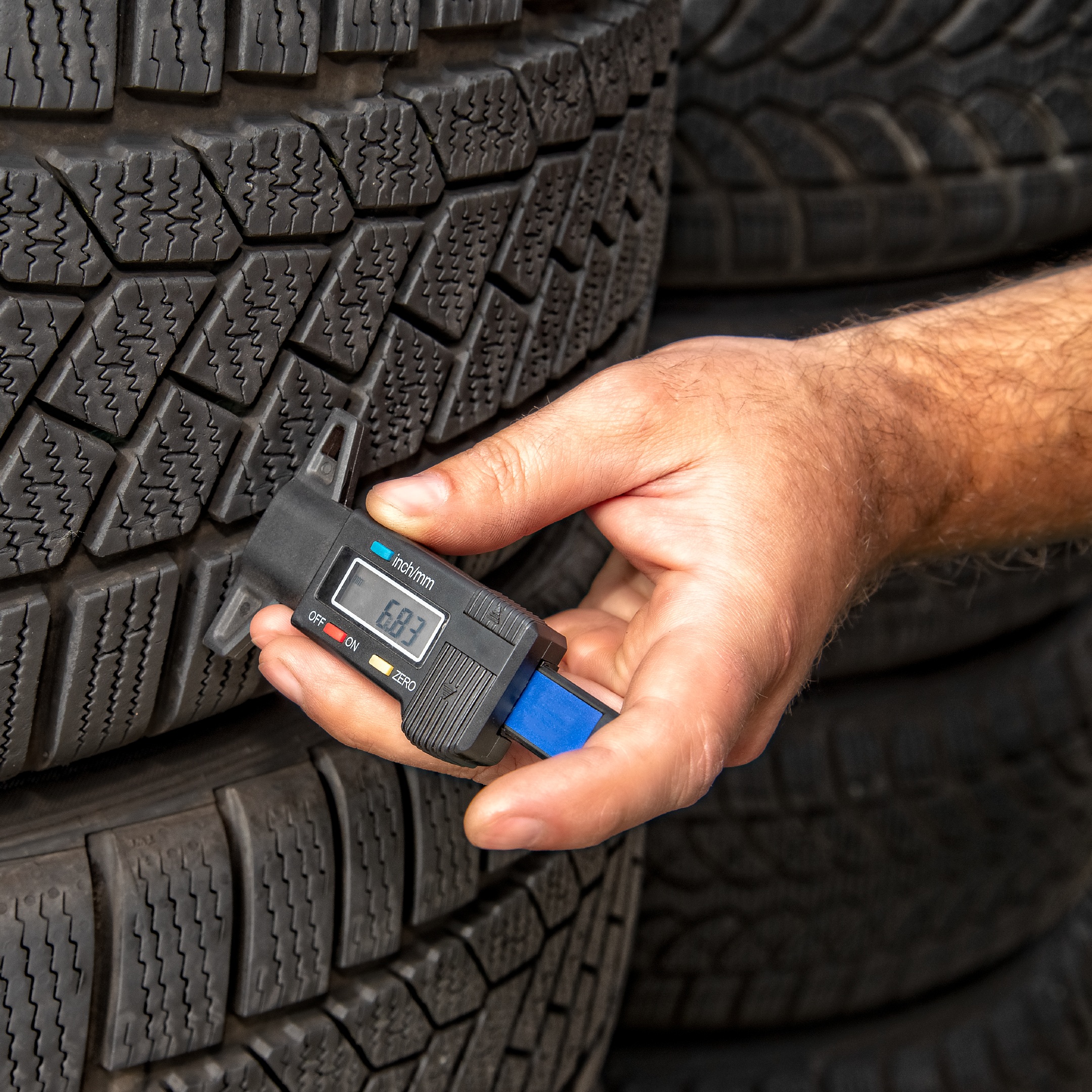 to check your tires use a digital tire gauge