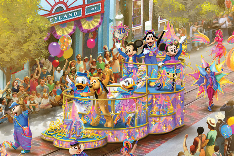 celebrate happy cavalcade at disneyland